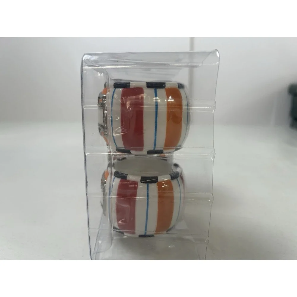 Department 56 Glitterville Collection Set Of 4 Holiday Napkin Rings